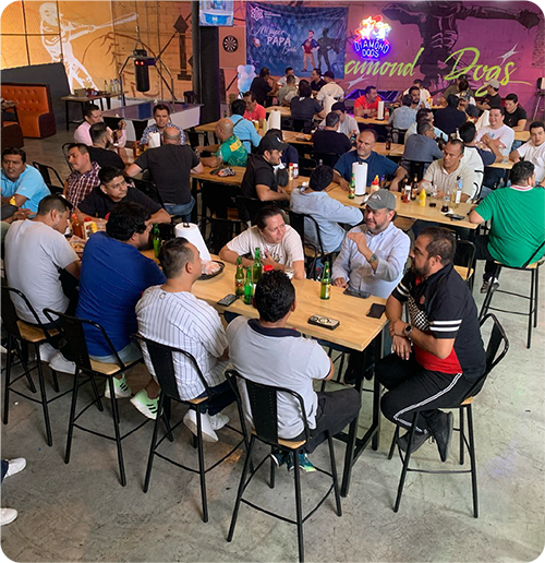 Nuestros clientes disfrutando